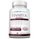 Approved Science Tinnitol - Tinnitus Support Supplement - Ease Ringing nelle orecchie - Boost Inner Ear Health - 60 capsule - Made in the USA
