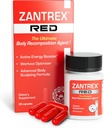 Zantrex Red Body Recomposition & Active Energy Booster Supplement | Supporta Body Sculpting, Maggiore messa a fuoco e prestazioni di allenamento | 28 capsule