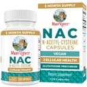 MaryRuth Organics NAC Supplement N-Acetyl Cysteine | 2 mesi di fornitura | NAC 1000mg per Serving | Capsule Vegan | Precursor Gluthamine | Aminoacido | Non-GMO | Gluten Free | 120 Count | 60 Servings