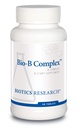 Biotics Ricerca Bio B Complesso ad alta potenza B-Complex con Folate e Vitamine B2, B6 e B12 per la produzione di energia, Supporta funzione cardiovascolare, vie metaboliche, salute del cervello 90 schede