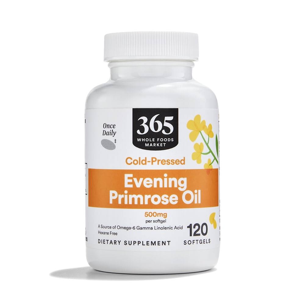 365 da Whole Foods Market, Evening Primrose olio 500 mg, 120 conte