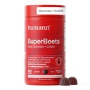 Gummies del cuore di HumanN SuperBeets Avanzato - CoQ10 150 mg Plus Polvere di barbabietola & estratto di semi di uva, SuperBeets Gummy, 60 Conte