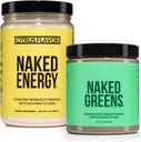 NAKED Vegan Energizing Bundle Citrus Alimentazione Energetica Super Greens Polvere Greens Organic Greens Supplemento
