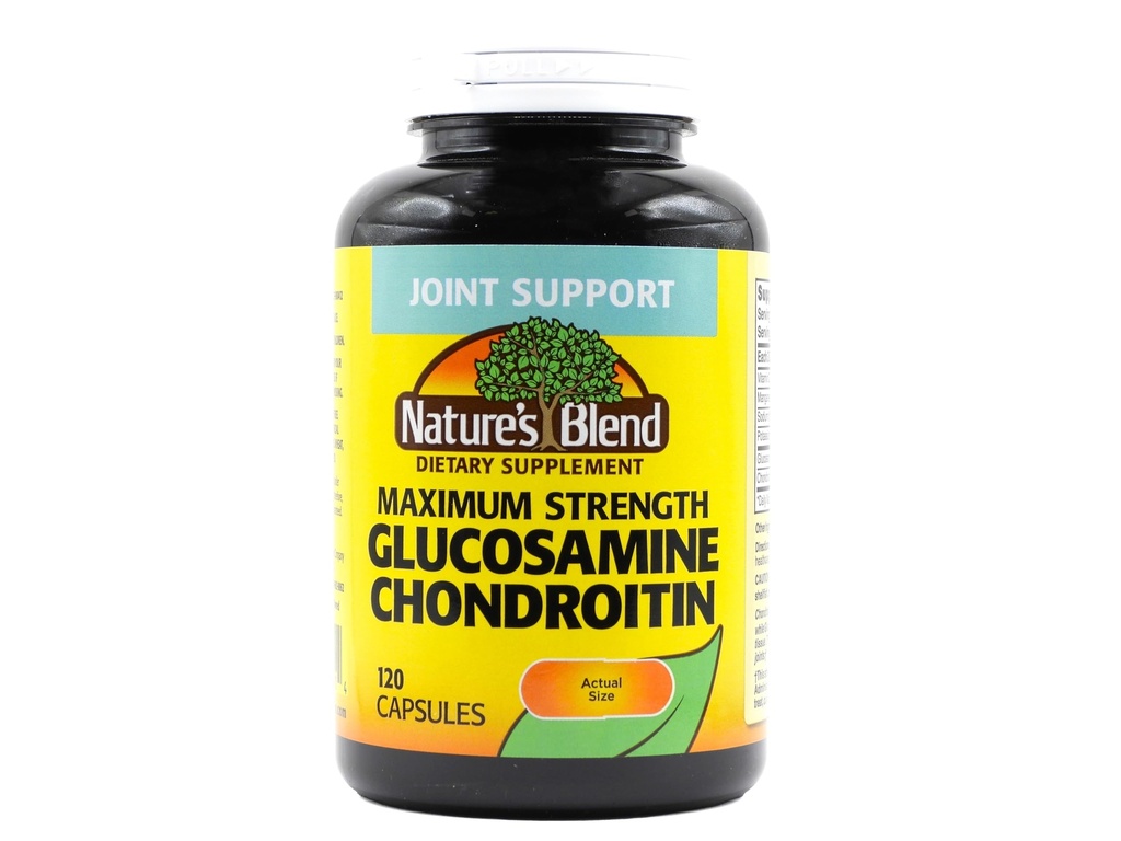 Glucosamina Chondroitin Resistenza massima 120 capsule di miscela della natura