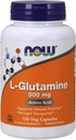 NOW Alimenti L-Glutamina 500mg - 120 ct (Pacchetto di 2)
