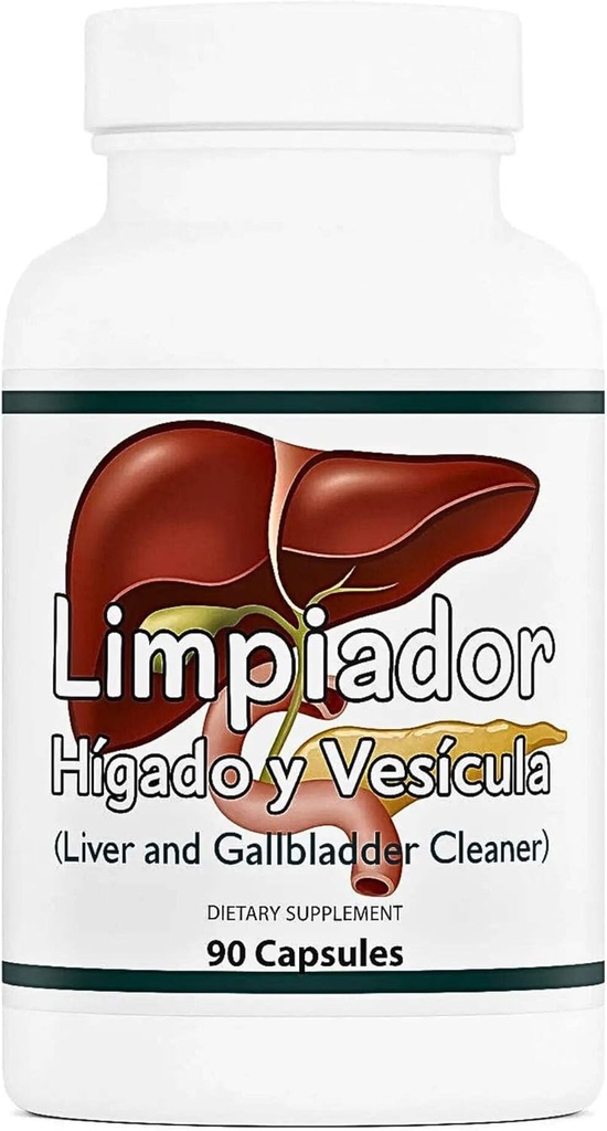 Limpiador Hígado y Vesícula, Supporto per fegato, Estratto di cardo del latte, 90 capsule