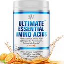 Ultimate 100% Aminoacidi essenziali Polvere [Citrus Flavor, 60 (5g) Serve] BCAA Plus L-Lysine, L-Threonine, L-Phenylalanine, L-Metionina, L-Histidina e L-Tryptophan supplemento nutrizionale