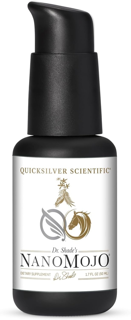 Quicksilver Scientific NanoMojo - Maschio-Specific Endurance Elixir & Energy Boost Support - 19 Herbs Compreso Epimedium per gli uomini, Rhodiola Extract, Herbal Ginseng, and Adaptogenic Herbs (1.7oz / 50ml)