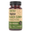 Deva Vegan Nutrition Black Cumin Seed Oil, a freddo, non raffinato, 90 capsule (Pack of 3)