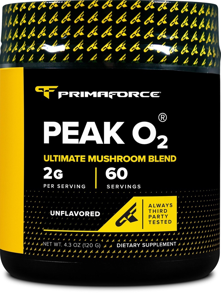 Integratore di allenamento PrimaForce Peak O2, 120 Grammi - Miscela Proprietaria, Non OGM, Vegan e Gluten Free