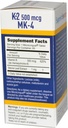 Vitamina K-2 500 mcg (MK-4) 60 Tablet bilingue