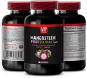 aumento della potenza del cervello e della memoria - MANGOSTEEN FRUIT EXTRACT CON ACAI FRUIT, POMEGRANATE, RESVERATROL, NONI FRUIT, GOJI BERRY, integratori di mangosteen, integratori di antiossidanti per le donne, 1 bottiglia 60 Caps