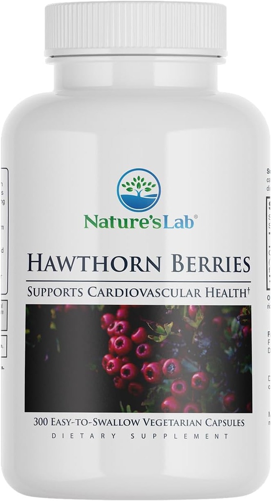 Bacche di Hawthorn del laboratorio della natura - 300 capsule