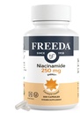 Freeda Niacinamide - Vitamina B3 Niacinamide 250 mg - Vegetariano No Flush Niacin Formula - B3 Vitamine Niacinamide Supplemento - Niacin Flush Integratore Niacin Vitamina B3 Nicotinamide, 500 Capsule