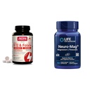 Jarrow Formulas Ultra Strength Methyl B-12 5000 mcg & Methyl Folate 800 mcg + P-5-P & Life Extension Neuro-mag Magnesium L-threonate, Magnesium L-threonate, Salute cerebrale, Memoria e attenzione