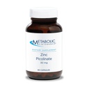 Manutenzione metabolica Zinc Picolinate 30 mg - Supplemento di zinco per gli uomini e le donne con vitamina C, Complesso di supporto minerale puro per la salute immunitaria, 30 mg per capsula - 90 capsule