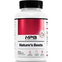 Pure Blend Organic Beet Root Powder Capsules – Beet Root Capsules & Beets Supplements for Circulation – L Arginina – Integratori Nitric Oxide – 1500MG