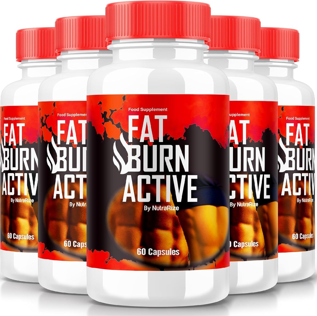 (5 Pack) Fat Burn Active Pills, Fat Burner Active Advance Keto Formula - Supporto per la perdita di peso avanzato, Tutto Natural Keto Supplement, Fat Burn Keto Vitamins, FatBurn Keto Active Recensioni (300 capsule)