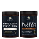 Antica Nutrition Bone Broth Protein Powder, Pure, 20 Serve + Bone Broth Protein Powder, Cioccolato, 20 Serve