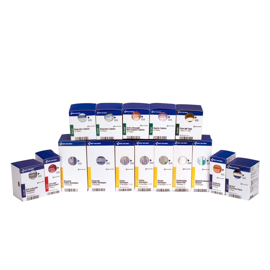 Solo 700002 SmartCompliance 50-Person First Aid Kit forniture di ricarica per affari, cantiere e casa, 237 pezzi