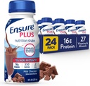 Assicurare Plus Nutrition Shake con 16 Grammi di Proteine, Pasticcerie di Sostituzione Shakes, Cioccolato di Latte, 8 Fl Oz (Pack of 24)