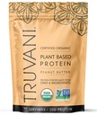 Truvani Vegan Pea Protein Powder | Peanut Butter | 20g Organic Plant Based Protein | 10 Serve | Keto | Gluten & Dairy Free | Low Carb | No Aggiunto Sugar