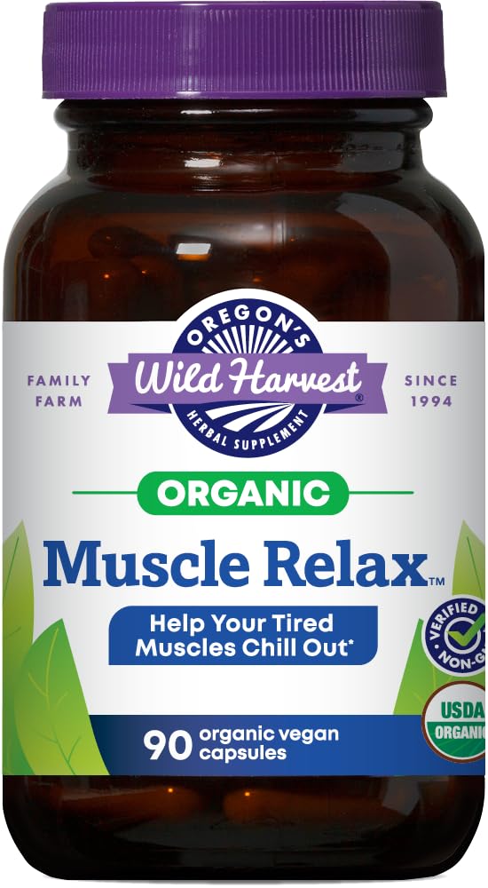 Integratore organico di erbe vegano con Valerian, Hops e Skullcap - 90 Conte