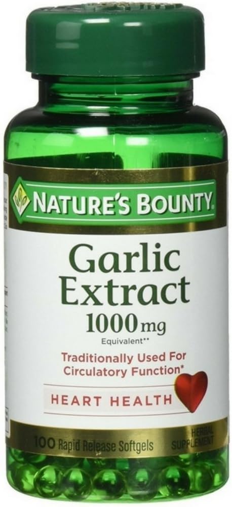 Aglio di Bounty della natura 1000 mg Rapid Release 100 Softgels inodore