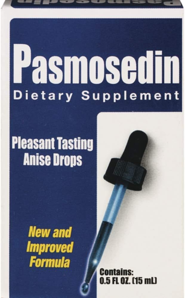 Pasmosedin Gocce Digestive, Aiuto Digestivo, Aiuta con Bloating & Gas 0.5 Fl Oz/Pack di 1