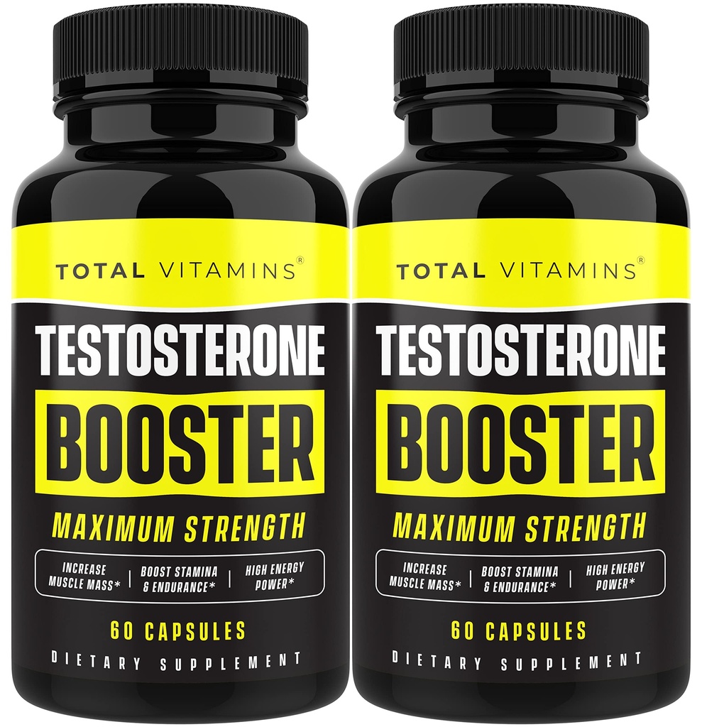 Testosterone Booster - supplemento di testosterone per gli uomini - integratori di potenziamento maschile - Testosterone Booster per gli uomini Alpha pillole per la crescita del muscolo di prova, Libido, energia e pillole di stamina