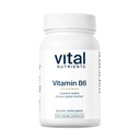 Vitamina B6 | Vitamine B6 etilate vegane B6 per il sistema nervoso, il muscolo, la salute di ossa* | Vitamina ad alta potenza B6 per Discomfort mestruale * | Gluten, latticini, soia Free | 100 capsule