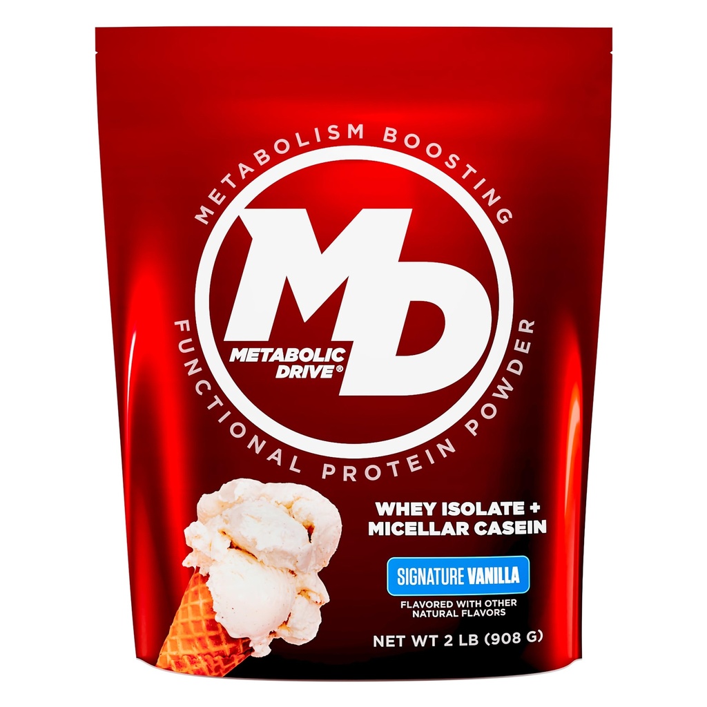 Biotest Metabolic Drive Protein - Low-Carb Flavor-Bomb, 20 Serve - Whey Isolate + Casein Micellare - Signature Vanilla