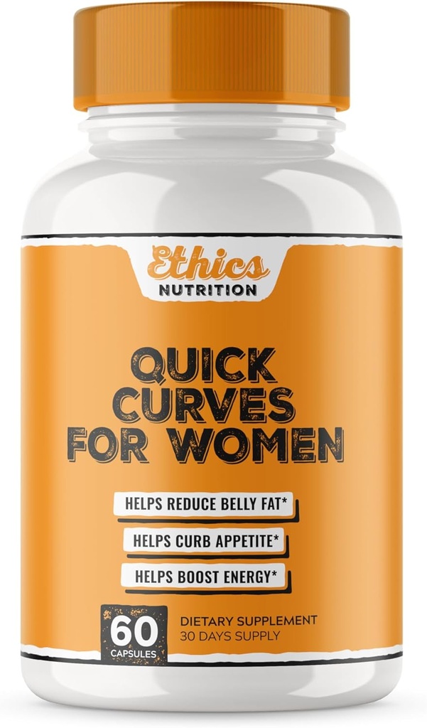 Curve rapide - Fat Burner perdita di peso pillole per le donne | Appetite Suppressant, Miglior Fat Burner Metabolism Booster | Slimming Belly Fat Burner Diet Pills that Work Fast, Extra Strength - 60 Capsule