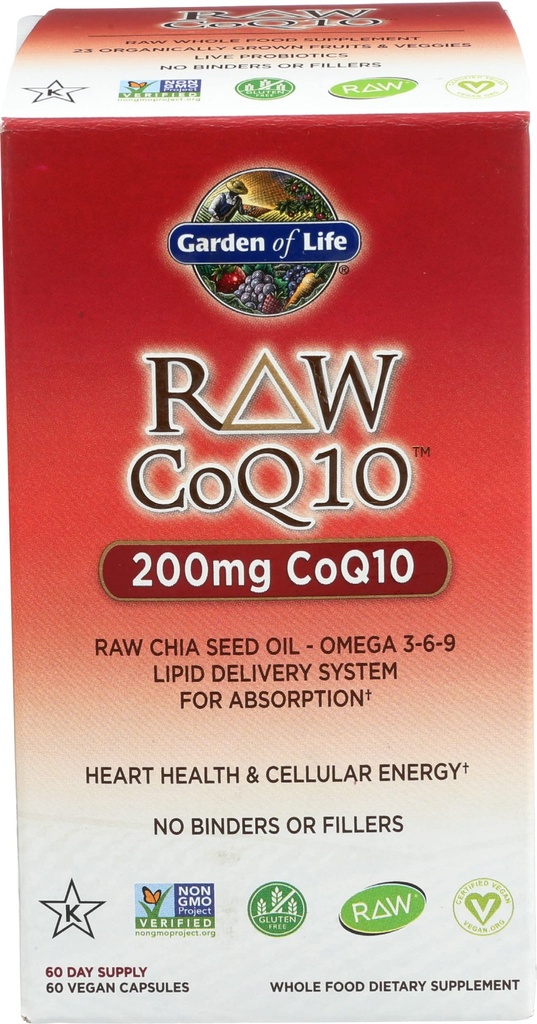 Giardino della Vita Raw Coq10, 60 Ct