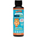 Omega Pals Eye Health Liquid, Tangerine Flavored Omega 3 per bambini, Fish Oil Supplement con 500 mg di EPA & DHA Plus Lutein & Zeaxanthin Vitamine per Blue Light Support, 8 oz