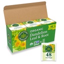 Tè Medicinali Tradizionali, Foglia di Dandelion Organica & Root, Supporta la funzione del rene & la digestione sana, 48 sacchetti di tè (3 pacchetto)