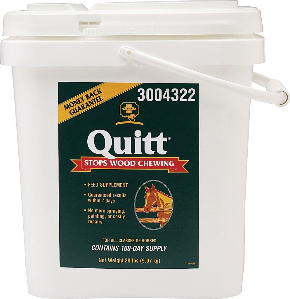 Farnam Quitt Chewing Supplemento per Cavalli, 20-Pound