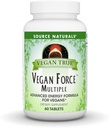 Source Naturals Vegan True, Vegan Force Multiple, Advanced Energy Formula for Vegans* - 60 compresse