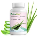 AloeCure Daily Probiotics 10 miliardi di CFU per il supporto digestivo 8 Strains, 6 Prebiotici e enzimi - Supplemento digestivo con Bromelain per le donne e gli uomini - Gut Support, Rilievo digestivo, 30 Caps