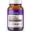 Nuovo supplemento di zinco del capitolo, Complesso di zinco fermentato, UN giornaliero per il supporto immunitario + salute della pelle, Formula di base minerale Ricco in rame, Facile da ingoiare & digerire, 90 conteggio (3 mesi di alimentazione)