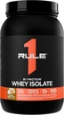 Regola 1 R1 Proteine Isolato di siero - con 25g Proteine & 6g BCAA Esclusivamente da fonti isolate e idrolizzate per il recupero di allenamento (2 Pounds*, Torta di burro di Vanilla)
