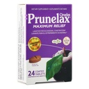 Prunelax Ciruelax Massima Rilievi Lassativi Tablets con Senna Naturale per costipazione occasionale, Estratto di senna, Vegan & Gluten-Free, Rilievo notturno delicato - 24ct
