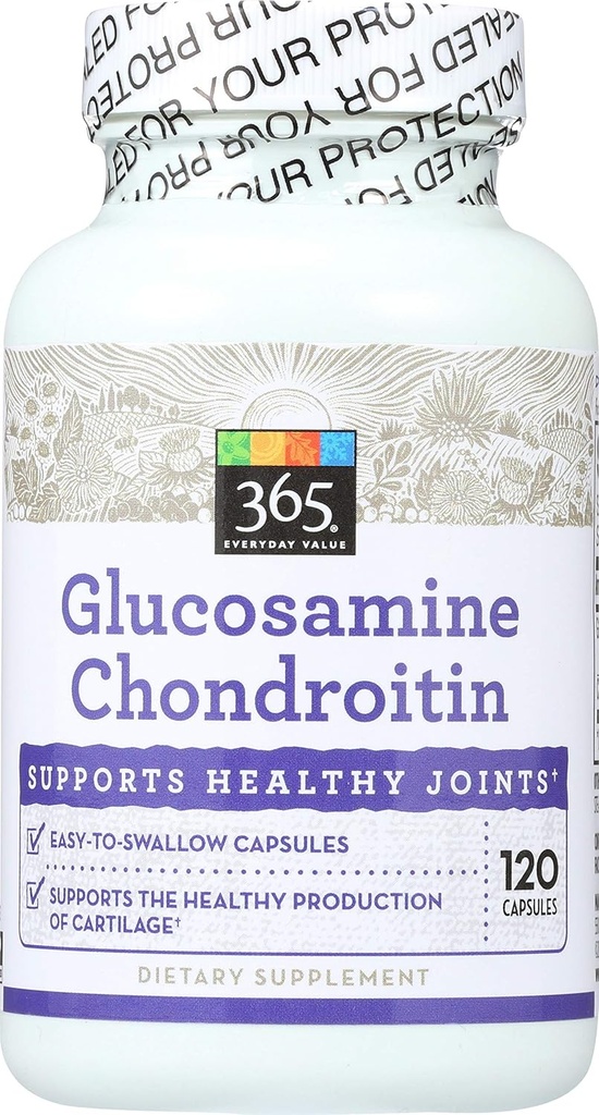 365 da Whole Foods Market, Glucosamine Chondroitin, 120 Conte