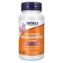 NOW Integratori alimentari, Astaxanthin 10mg, Extra Forza, derivato da Non-GMO Haematococcus Pluvialis Microalgae e ha naturale che si verifica Lutein, Canthaxanthin e Beta-Carotene, 60 Softgels
