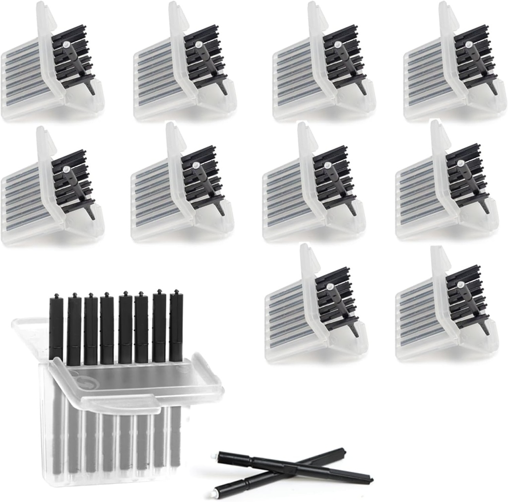 (80 Pcs) Cerustop Wax Guard Filtri per apparecchi acustici Forniture per Phonak, Risound, Widex e Unitron, Apparecchi acustici Ricambi di ricambio Accessori Kit di pulizia (10 Pacchetti)
