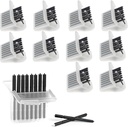 (80 Pcs) Cerustop Wax Guard Filtri per apparecchi acustici Forniture per Phonak, Risound, Widex e Unitron, Apparecchi acustici Ricambi di ricambio Accessori Kit di pulizia (10 Pacchetti)