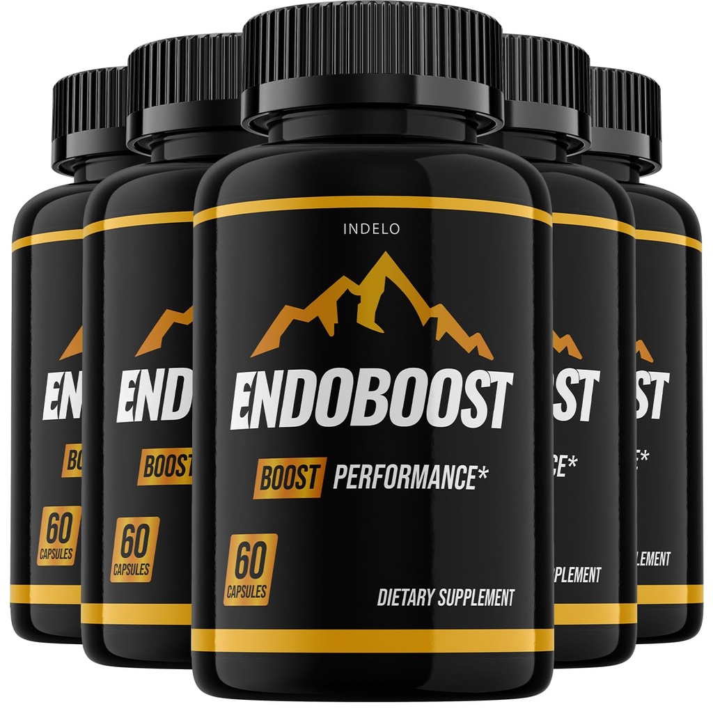 Endoboost per gli uomini, Endo Boost Advanced Performance Supplements, Endoboost Performance, Recensioni di Endobost (5 Pack - 300 Capsules)