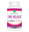 Migliori naturali terrestri Time Release Caffeina con L-Tirosina, Vitamina B6, Vitamina B12, Thiamin & More - Integratore energetico per le donne e gli uomini - 40 Conte