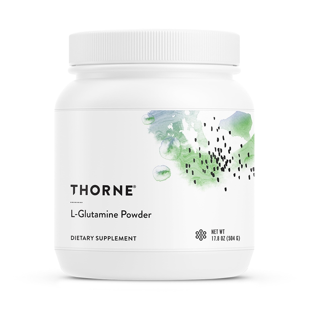 THORNE - Polvere di L-Glutamina - Polvere di glutammina per la salute di GI e la funzione immunitaria* - 17.8 Oz