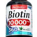 FITO MEDIC'S Lab | biotina 10000mcg | 360 tab | biotina | biotina Supplemento | Vitamine biotina | Pillole biotina | biotina para el Cabello | compresse biotina | Ultra ad alto assorbimento.